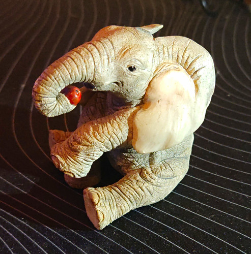 Tiny tuskers elephant figurine - tuskers,