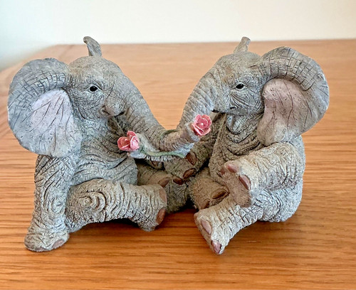 Tuskers elephants ornament - tuskers,