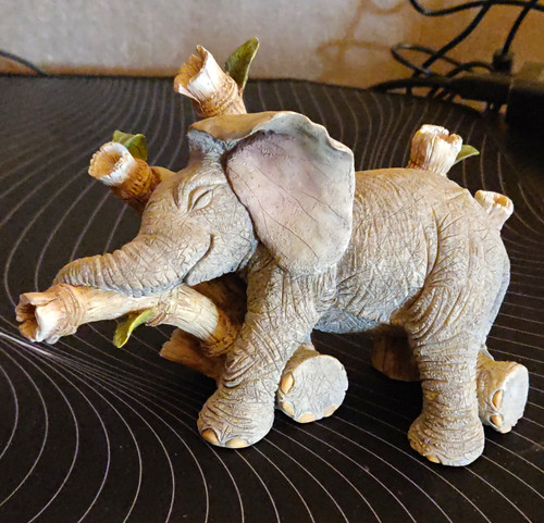Tuskers ceramic elephant - ceramic,
