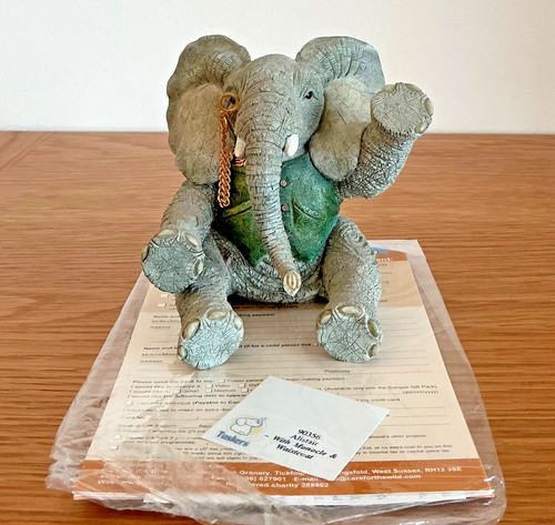 Tuskers elephants ornament