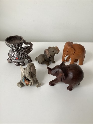 Elephant ornaments figurines - ornaments,