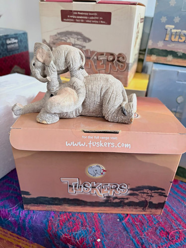 Tuskers elephant ornament - tuskers,