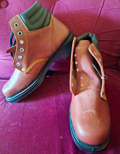 Tuskers brown leather - tuskers, safety