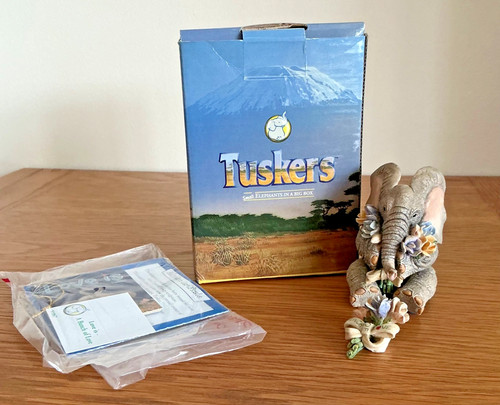 Tuskers elephants ornament