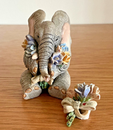Tuskers elephants ornament